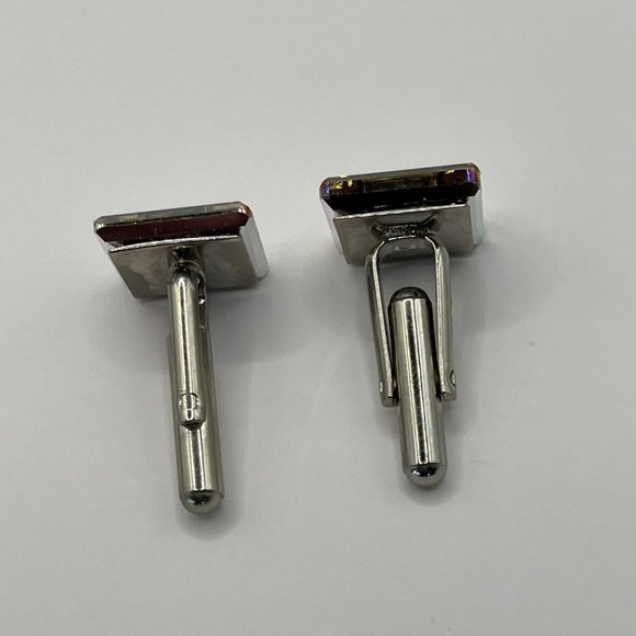 Men's Swarovski Crystal Frame Cufflinks - Picture 8 of 10
